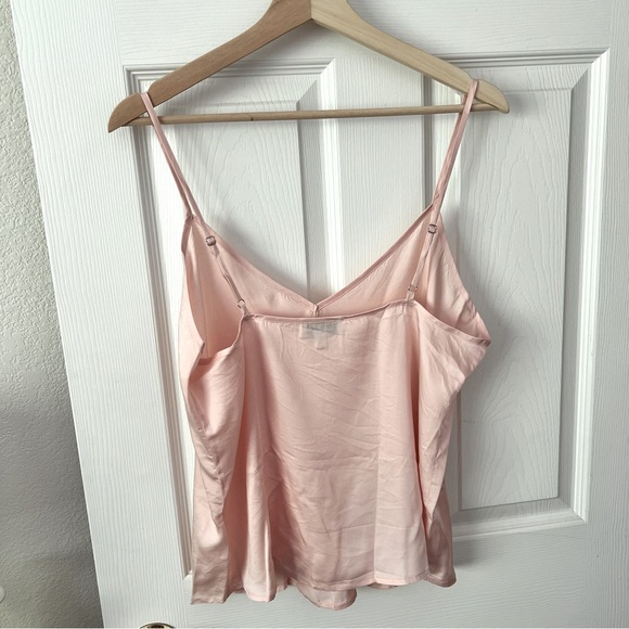 Ettitude Sateen Cami Cloud Pink Clean Bamboo Sleep Shirt Loungewear Size Medium - Picture 9 of 14